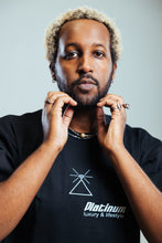 Load image into Gallery viewer, Platinum Luxury &amp; Lifestyle Black Tee

