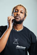Load image into Gallery viewer, Platinum Luxury &amp; Lifestyle Black Tee
