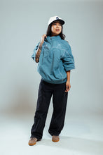 Load image into Gallery viewer, Platinum Nyon Half-Zip Pale Blue
