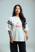 Load image into Gallery viewer, Platinum Football Tee Cream
