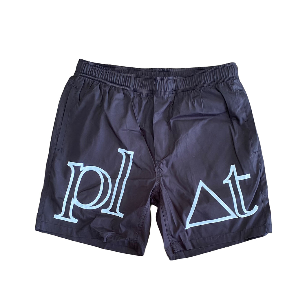 PLAT BLACK BEACH SHORTS