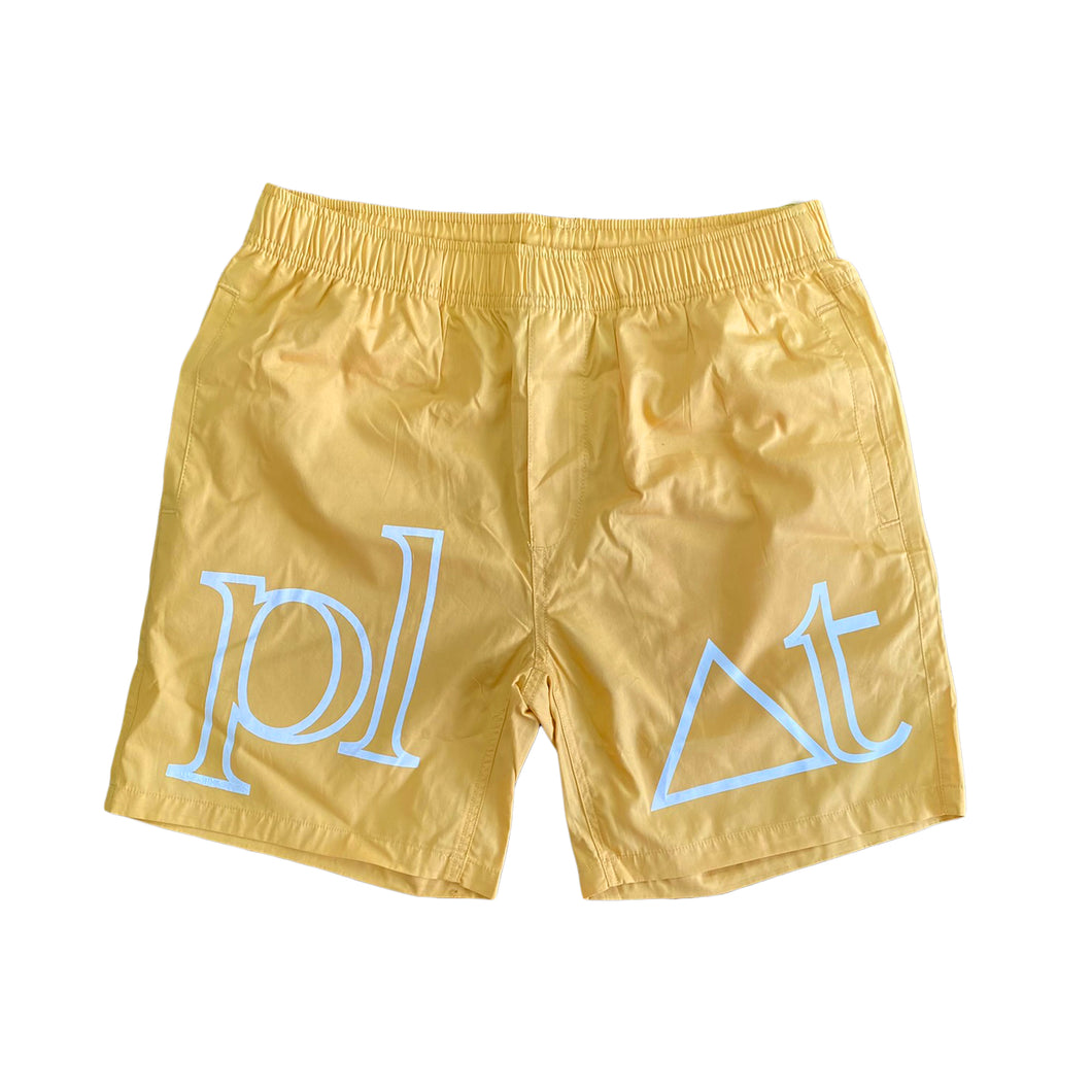 PLAT MUSTARD BEACH SHORTS