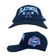 Load image into Gallery viewer, Platinum Black Arch Cap
