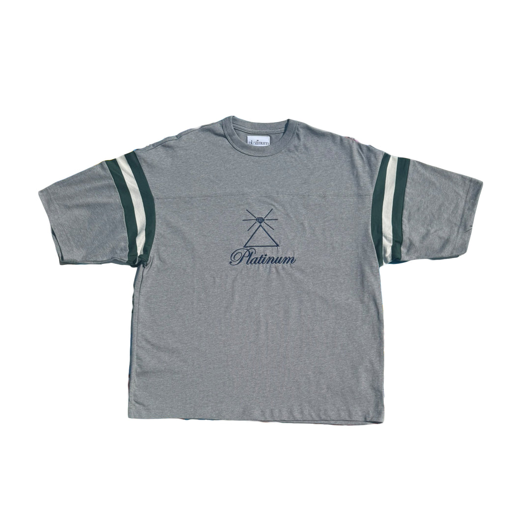Platinum Football Tee Grey