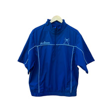 Load image into Gallery viewer, Platinum Nylon Half Zip Top Reflex Blue
