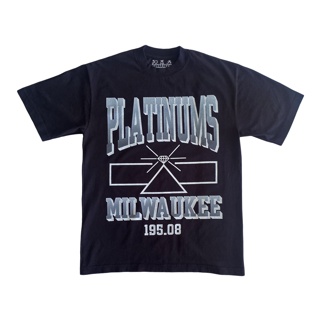 Milwaukee Platinums Black Tee