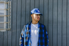 Load image into Gallery viewer, Platinum Flannel Royal/Black
