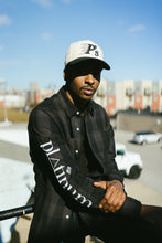 Load image into Gallery viewer, Platinum Flannel Charcoal/Black
