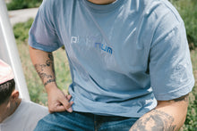 Load image into Gallery viewer, PL▲TINUM CLE▲R BLUE TEE

