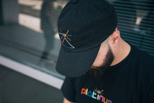 Load image into Gallery viewer, PL▲TINUM BLACK MULTI-COLOR TEE
