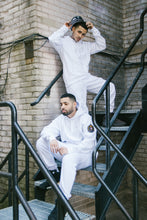 Load image into Gallery viewer, PL△TINUM WHITE &amp; GOLD HOODIE
