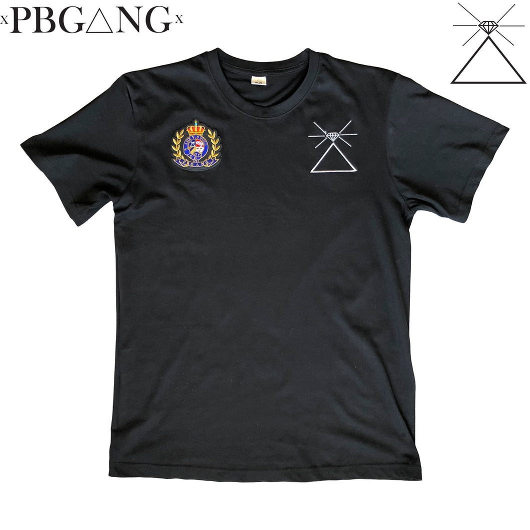 PBG△NG CREST TEE BL△CK