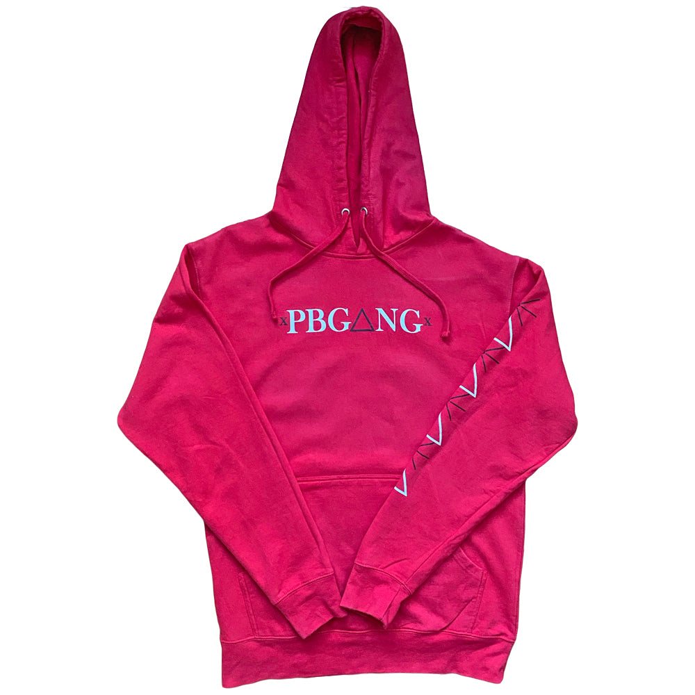 PBGANG RED TRIANGLE HOODIE