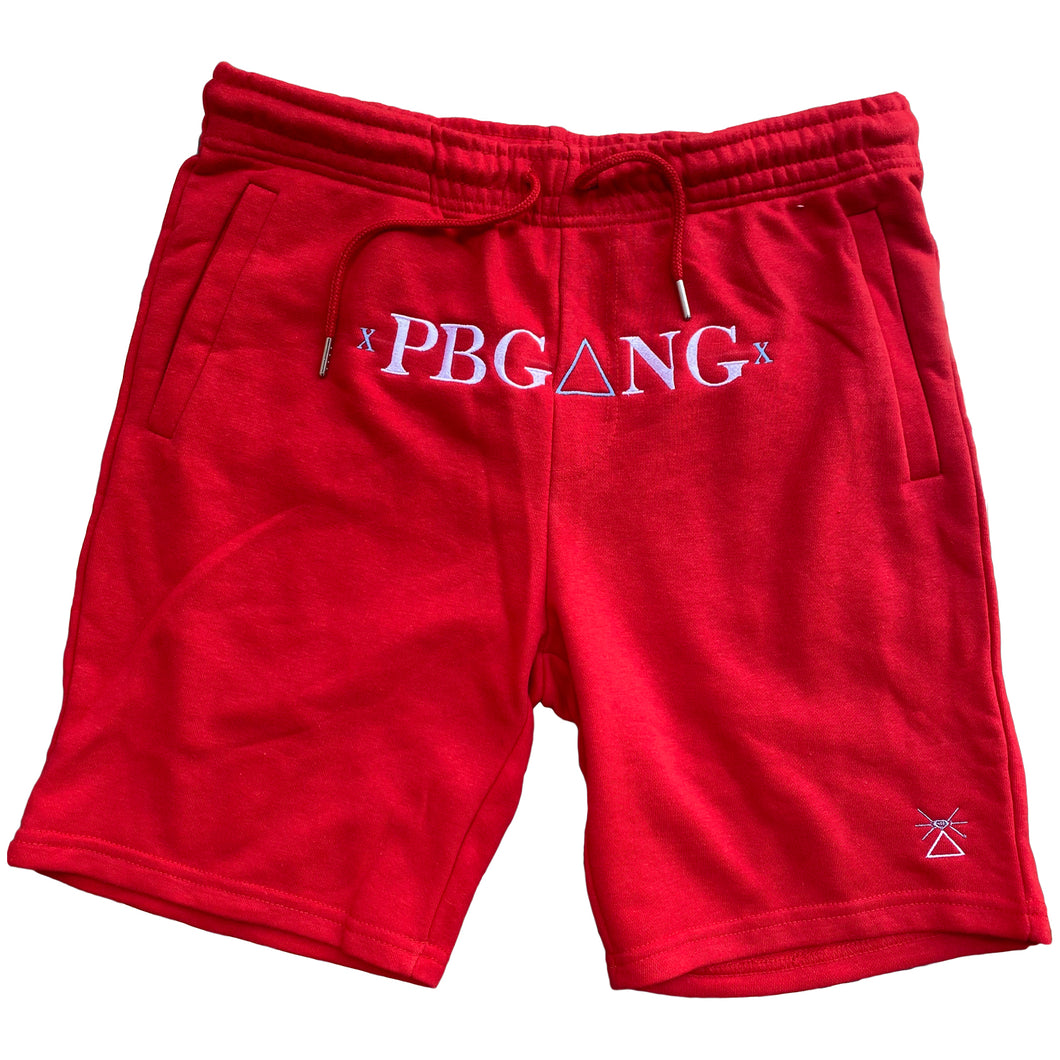 PBG△NG LEG△CY SHORTS RED