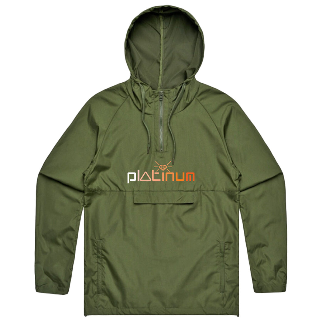 PL△TINUM △RMY GREEN WINDBRE△KER