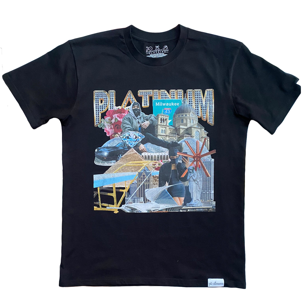 PLATINUM 414 DAY TEE BLACK