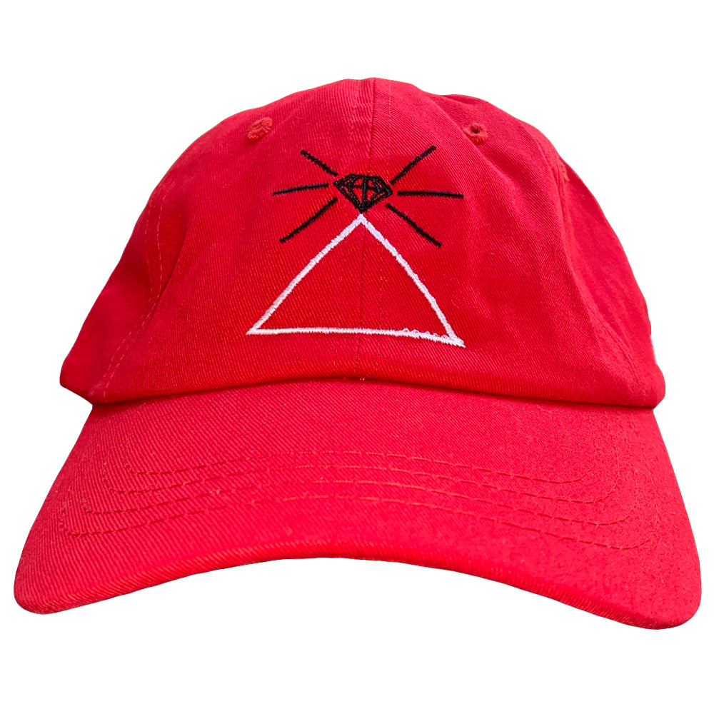 PL△TINUM RED & BLACK 2 TONE HAT