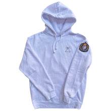 Load image into Gallery viewer, PL△TINUM WHITE &amp; GOLD HOODIE
